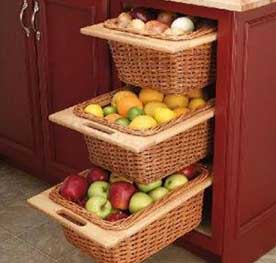 Modular Kitchen Wicker Basket  Modular kitchen design, Modular kitchen  interior, Modular